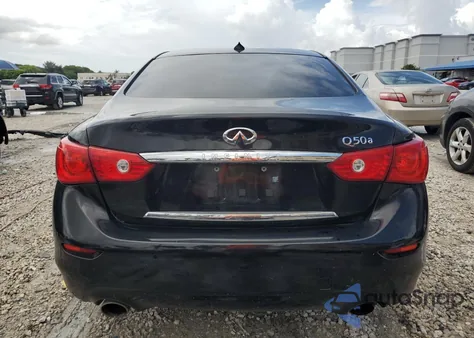 2015 Infiniti Q50 Base from USA, damaged, VIN JN1BV7AP2FM338924
